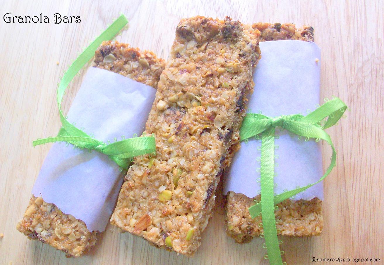 Cakes & More Granola Bars (Eggless) With Video