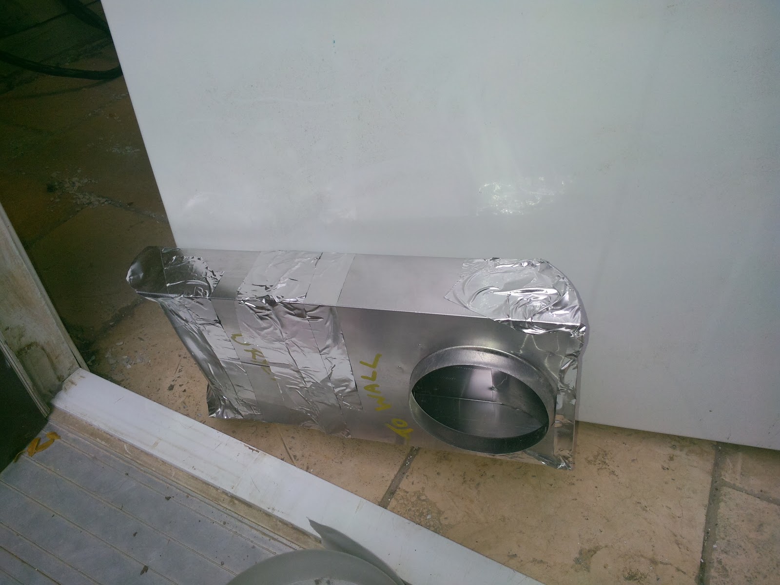 House of Frost Dryer vent relocate