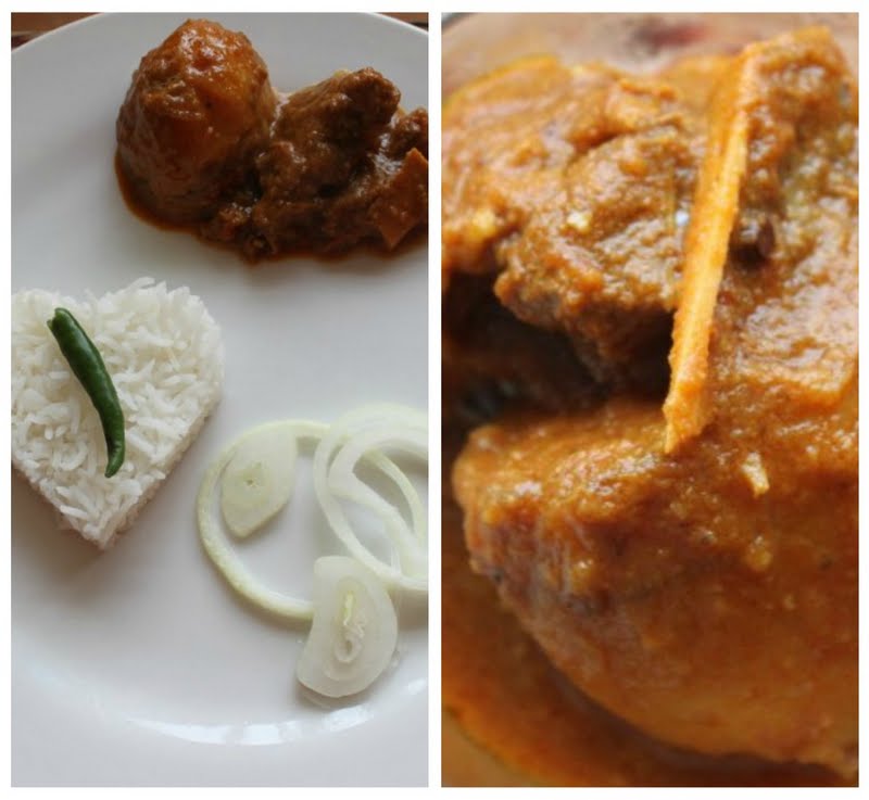 Cassia Bark Robibarer Mangshor Jhol (Sunday special Bong style Mutton
