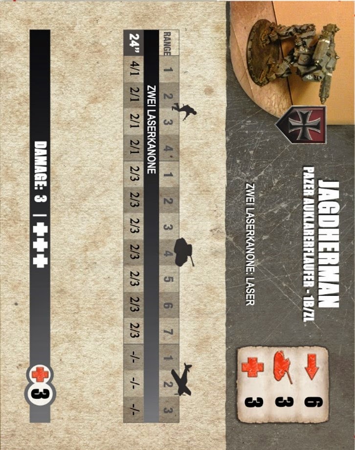 Jagdherman Dust Warfare Card - Back Jagdherman Dust Warfare Card - Back