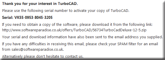 TurboCAD Professional 19.2 serial key or number