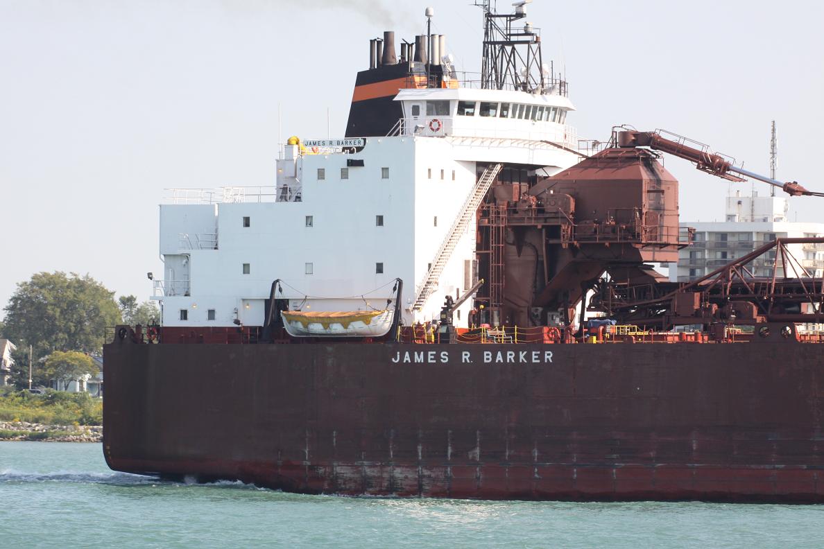 Michigan Exposures The James R. Barker on the Detroit River