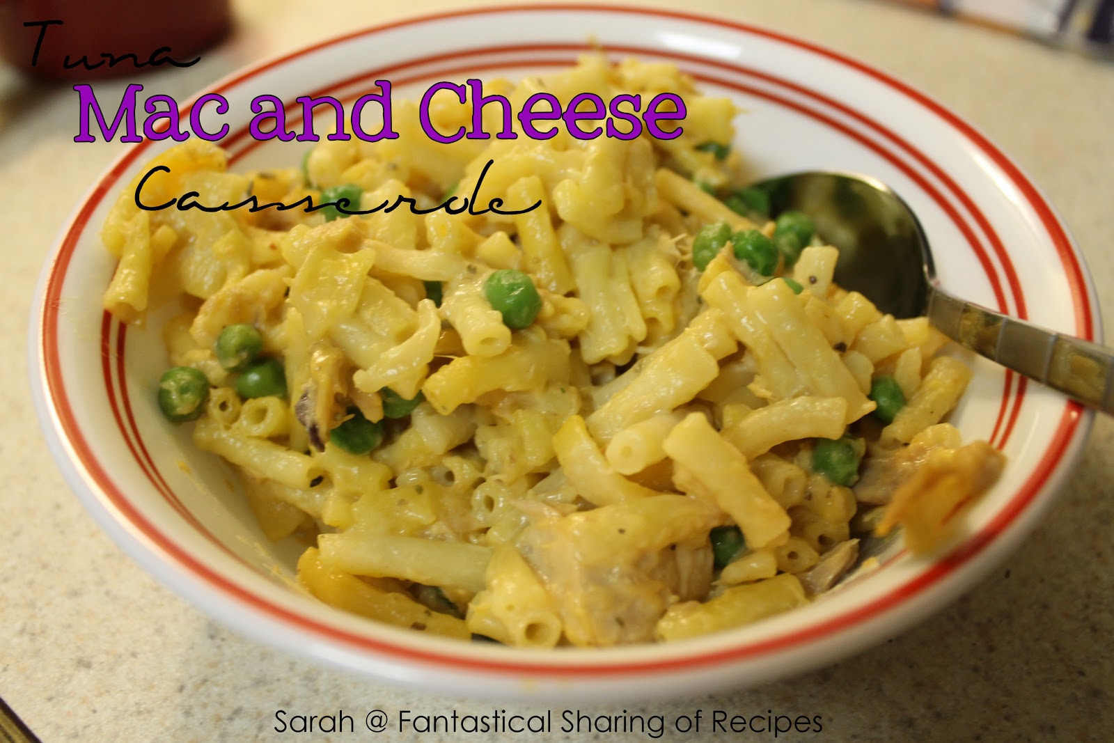 Fantastical Sharing of Recipes Tuna Mac & Cheese Casserole