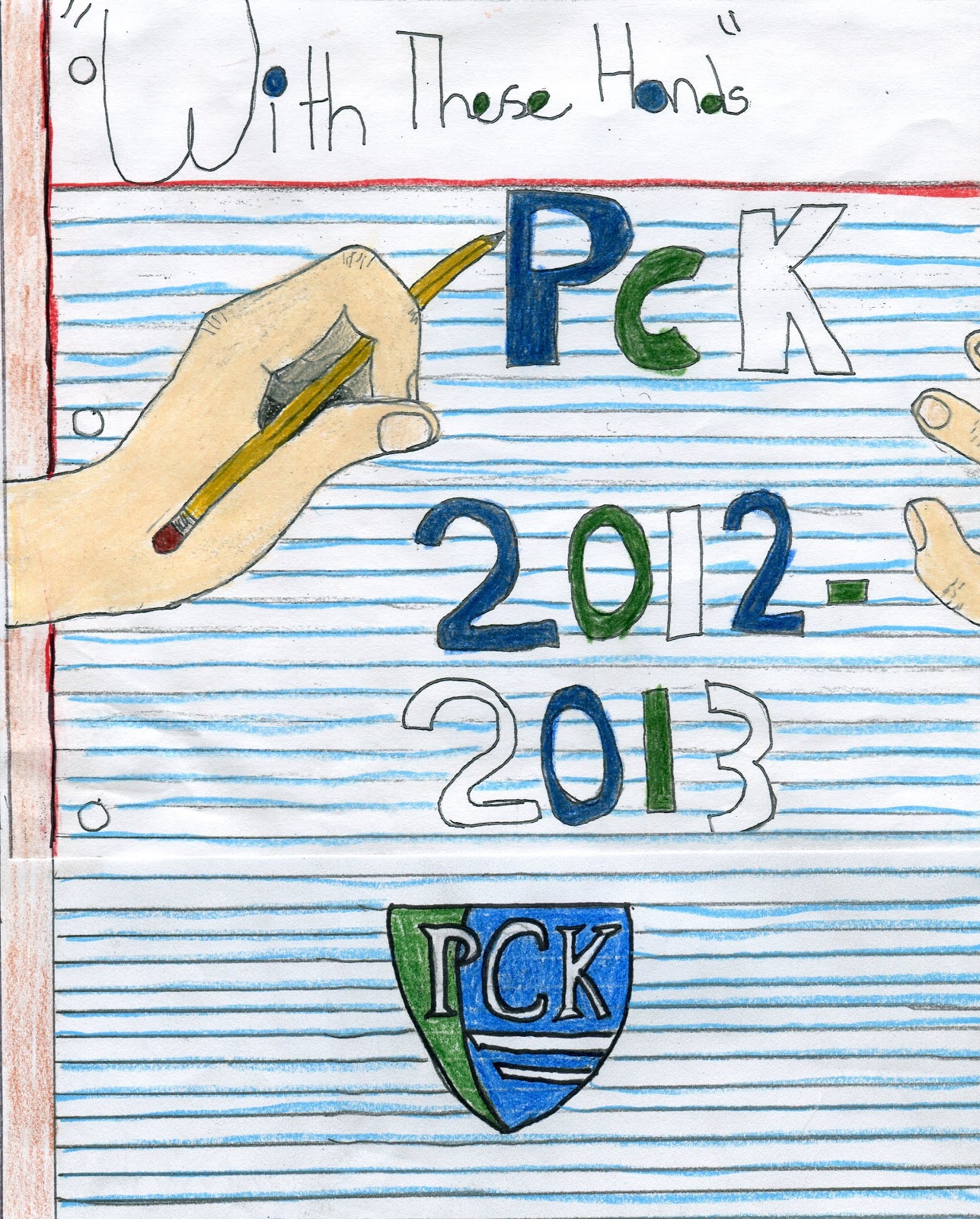 P. C. K. Art Room PCKCS Yearbook Cover Art Contest