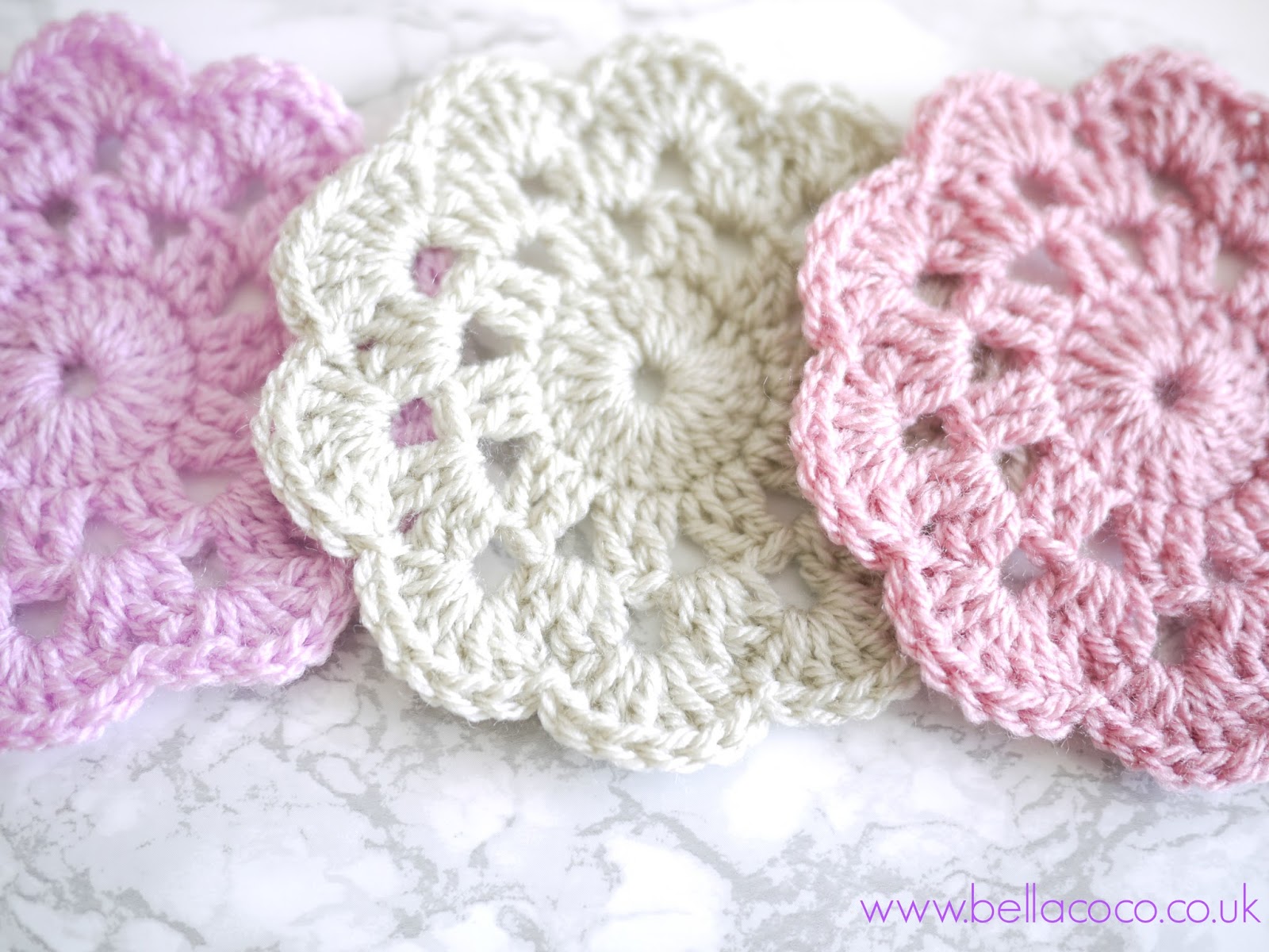 Crochet Coasters Pattern | FREE pattern and video tutorial