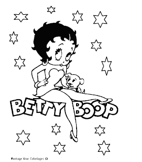 Betty Boop Coloring Pages Betty Boop Coloring Pages