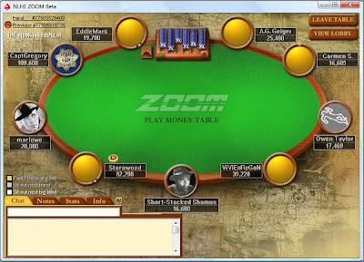 Short-Stacked Shamus tries out Zoom Poker on PokerStars