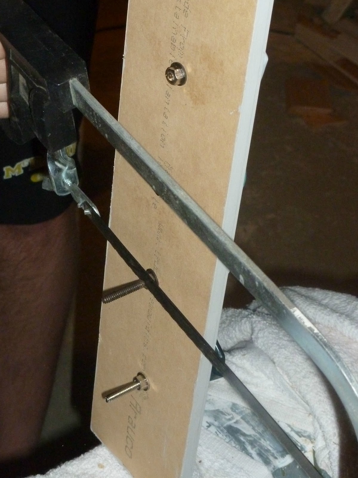 Our Pinteresting Family Necklace Organizer with Anthropologie Hardware