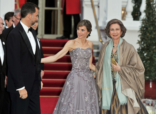  PreWedding Dinner Queen Sofia Prince Felipe and the never more beautiful 