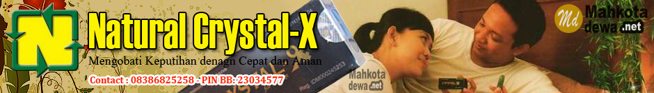 Basmi Keputihan Serta Masalah Kewanitaan Dengan Crystal-X