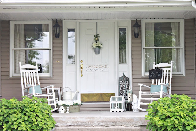 Spring Porch Makeover with Items from Kirkland's