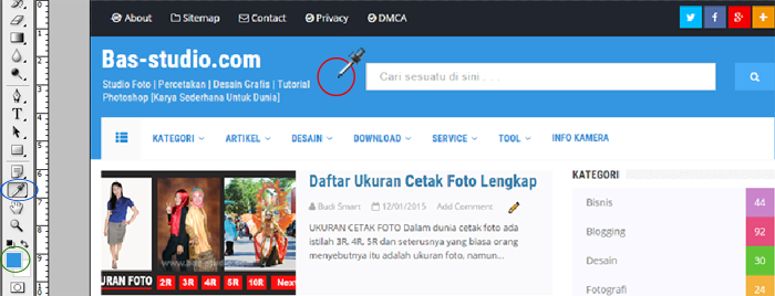 Cara Mengetahui Kode Warna Blog Lewat Photoshop Cara Mengetahui Kode Warna Blog Lewat Photoshop