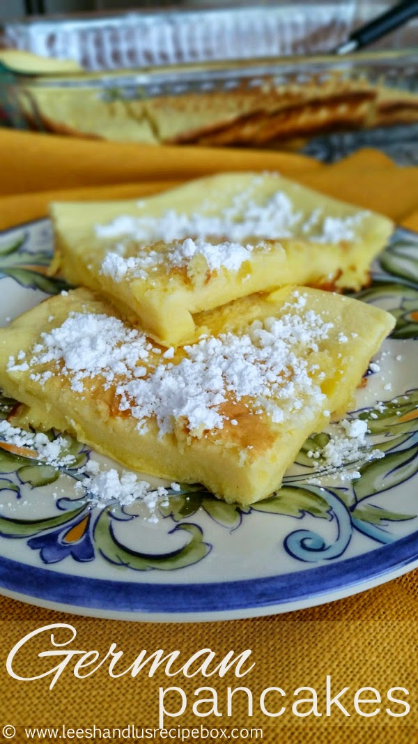 Leesh & Lu's Recipe Box German Pancakes {Lu's Family's New Year's Tradition}