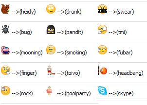 Emoticons-smileys