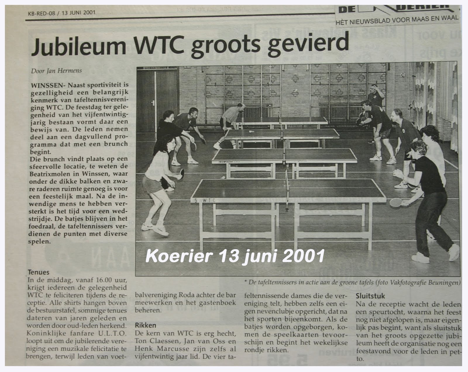 is toch 25 jaar geworden (2001)!