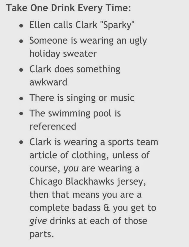 the holliday experience dirty santa goodies christmas vacation drinking game