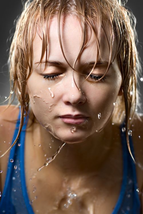 vladimir gappov fotografia mulheres modelos peladas molhadas coloridas