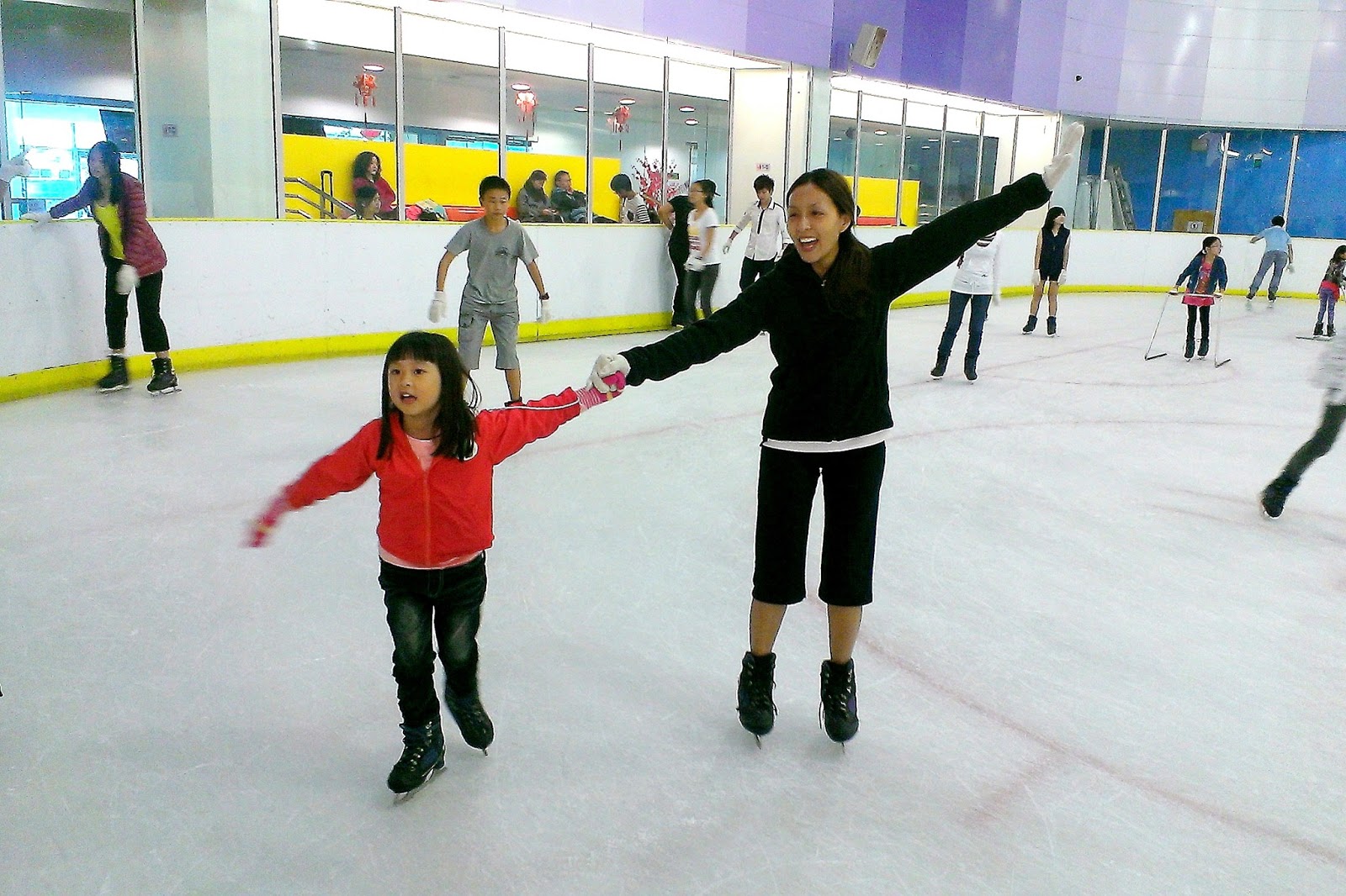 With Kids, We Go... Kallang Ice World