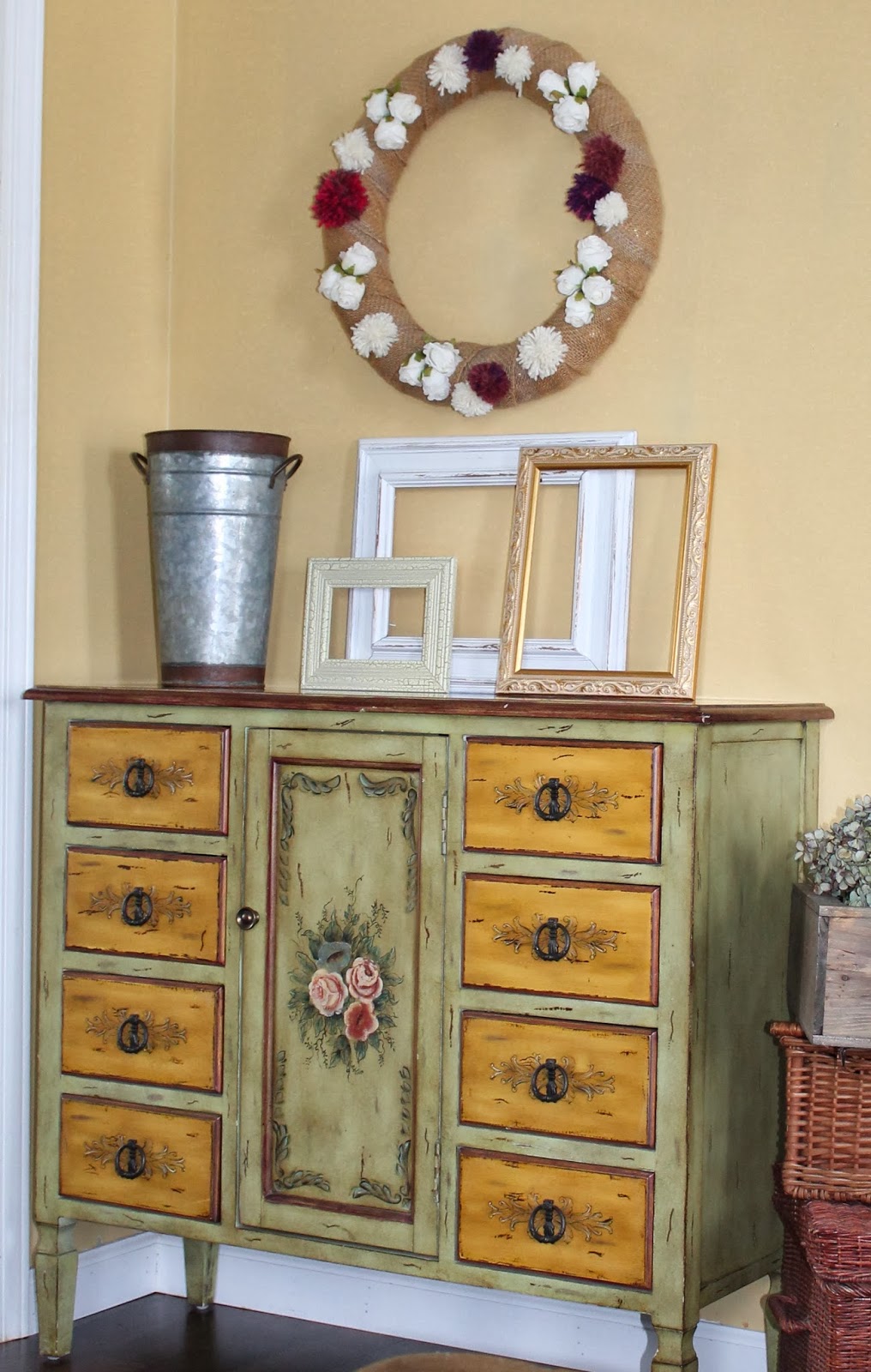 Pretty painted chest Love My Simple Home