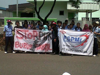 Buruh Bekasi Bergerak: Gerebek Pabrik PT Yohzu INDONESIA Jababeka Bekasi