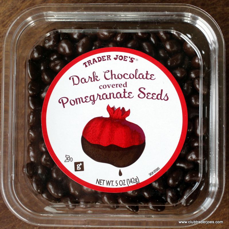 Trader Joe's Dark Chocolate covered Pomegranate Seeds Club Trader Joe's