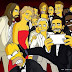 Los Simpsons recrean el “selfie” de los Oscar