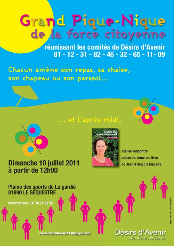Pique-Nique de la Force Citoyenne près d'Albi Pique-Nique de la Force Citoyenne près d'Albi