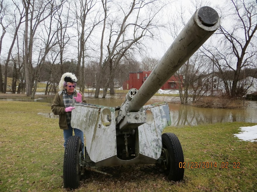 Weird pink gloves are always needed to use big guns.