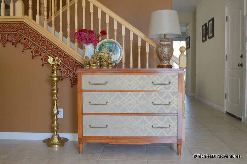 Techie S Diy Adventures Dual Tone Dresser Makeover With