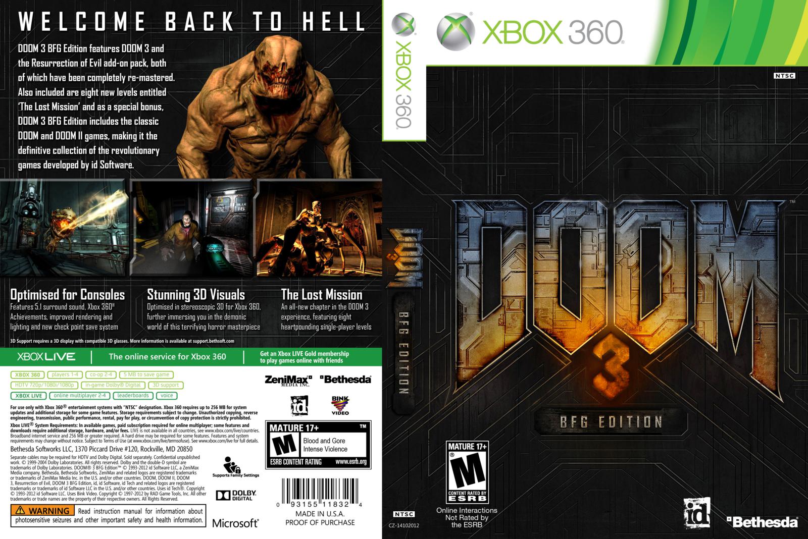 doom 3 bfg edition doom 3 bfg edition