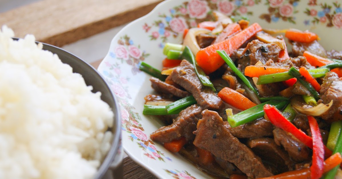 Daging Lada Hitam Stir Fried  EnyAbdullah.Com