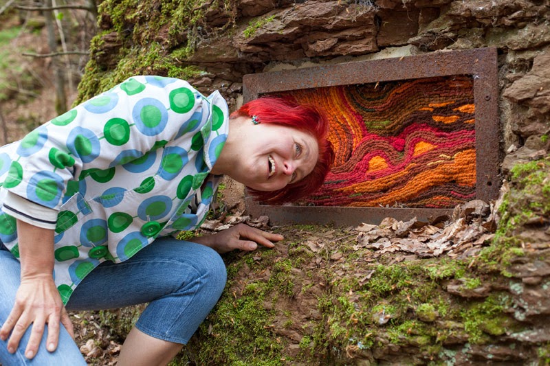 Katharina Krenkel: Textile Kunst im Freien