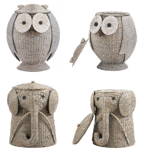 My Owl Barn Rattan Animal Hampers