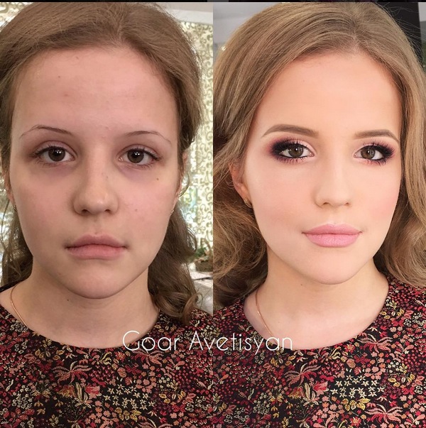 Lihat Nih Gimana Ajaibnya Make Up Bisa Membuat Wajah Biasa Menjadi Super Cantik!
