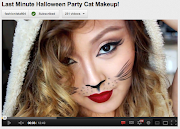 Fashionista804's Last Minute Halloween Party Cat Makeup: I am so not a cat .