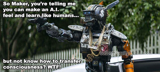 Well... not sure how either is possible. Chappie meme gun bling bling still