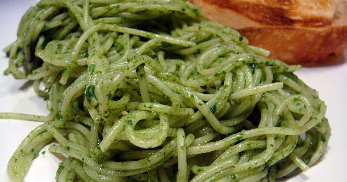 The Dinner Club Spinach Garlic Spaghetti