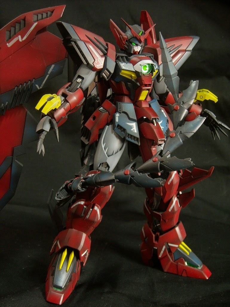 MG 1/100 Gundam Epyon Custom Build with LED Gundam Kits Collection