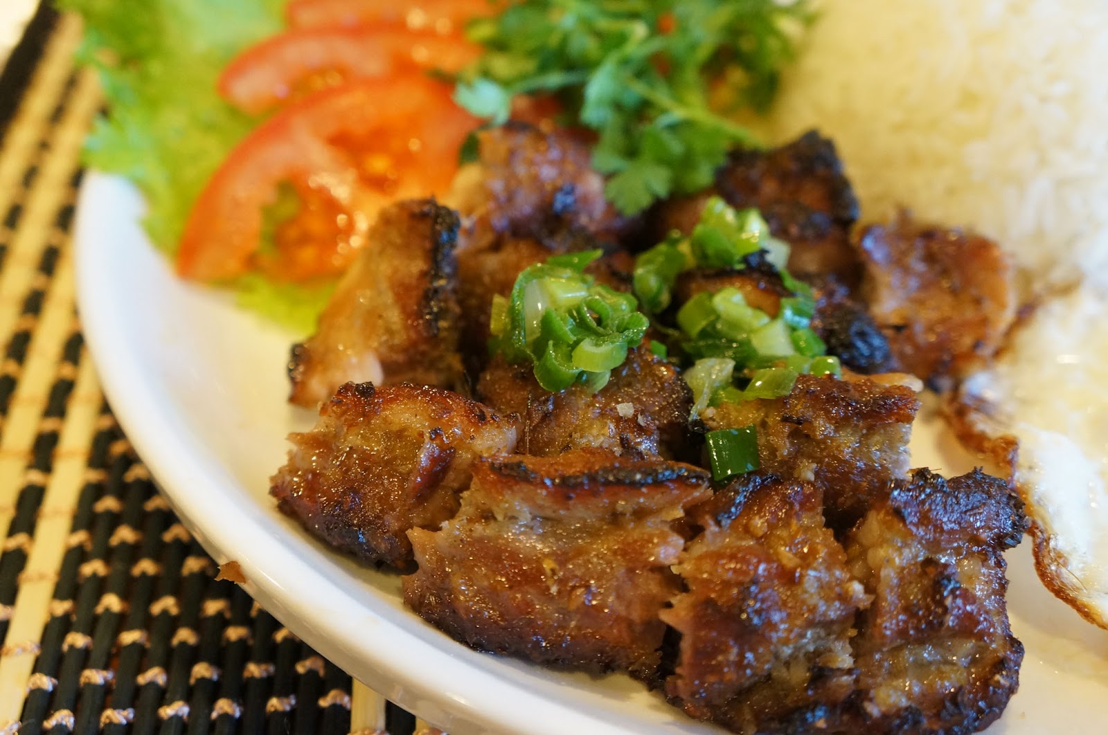 Gourmet by Kat Vietnamese Barbeque pork with Rice thit nuong)