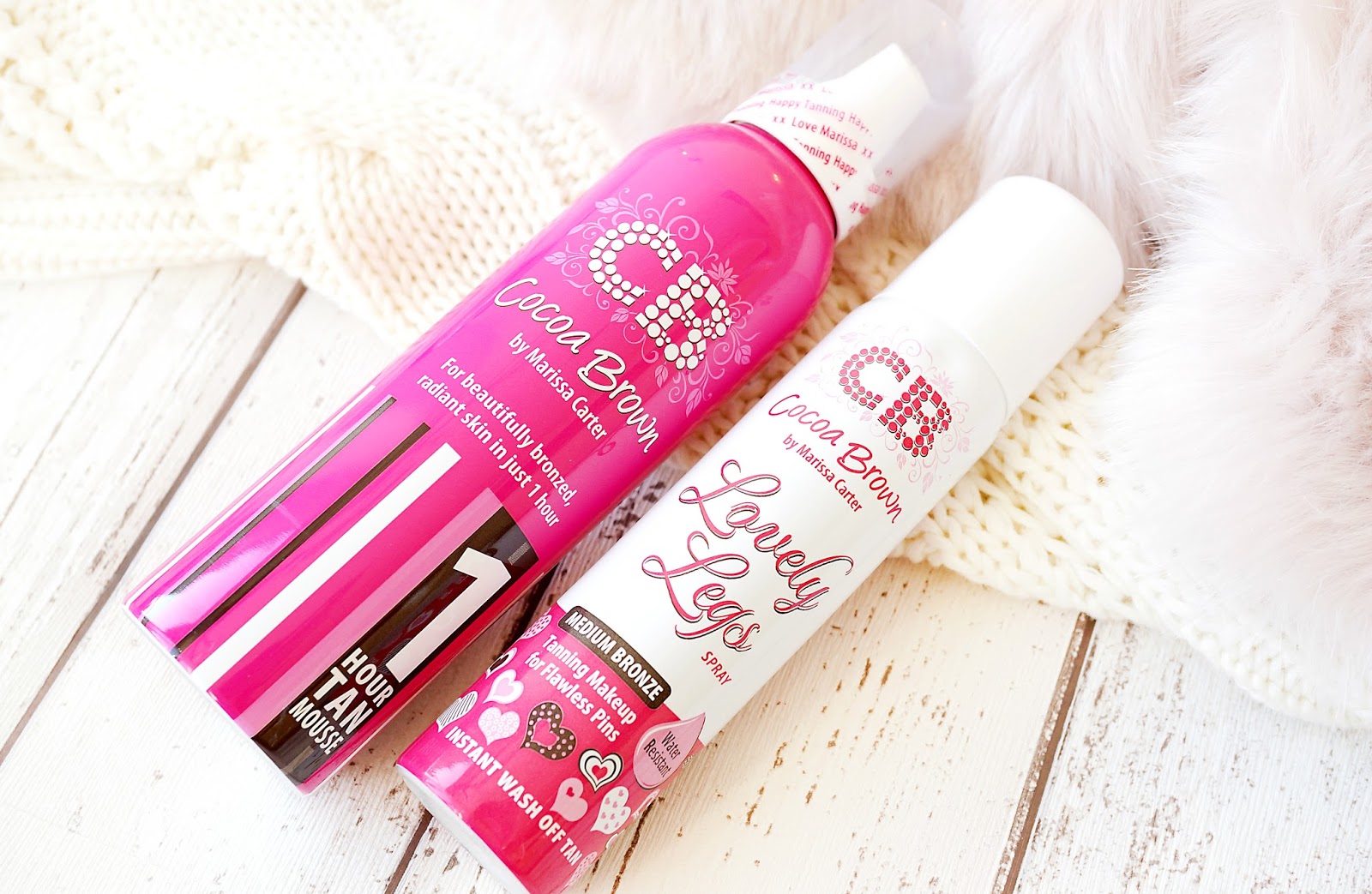 Birds Words Beauty, Fashion, Lifestyle Cocoa Brown 1 Hour Tan & 'Lovely Legs' Bronze Spray