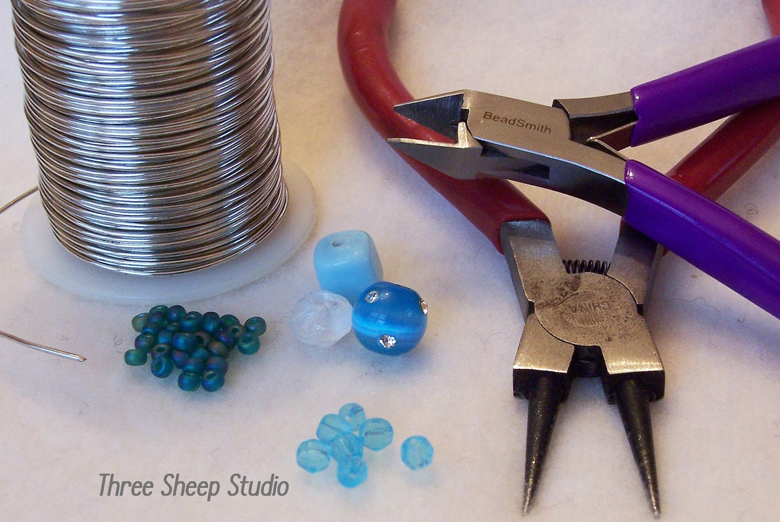 Three Sheep Studio How To Make A Beaded Ornament Hanger...
