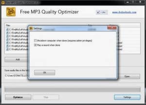 Free MP3 Quality Optimizer MP3 optimizer | optimize audio file | MP3 encoder | bitrate | optimization | MP3