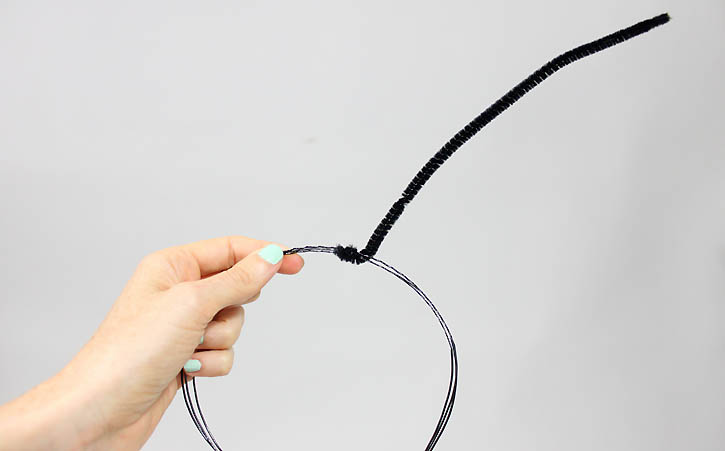 diy lace halloween cat ears Gina Michele