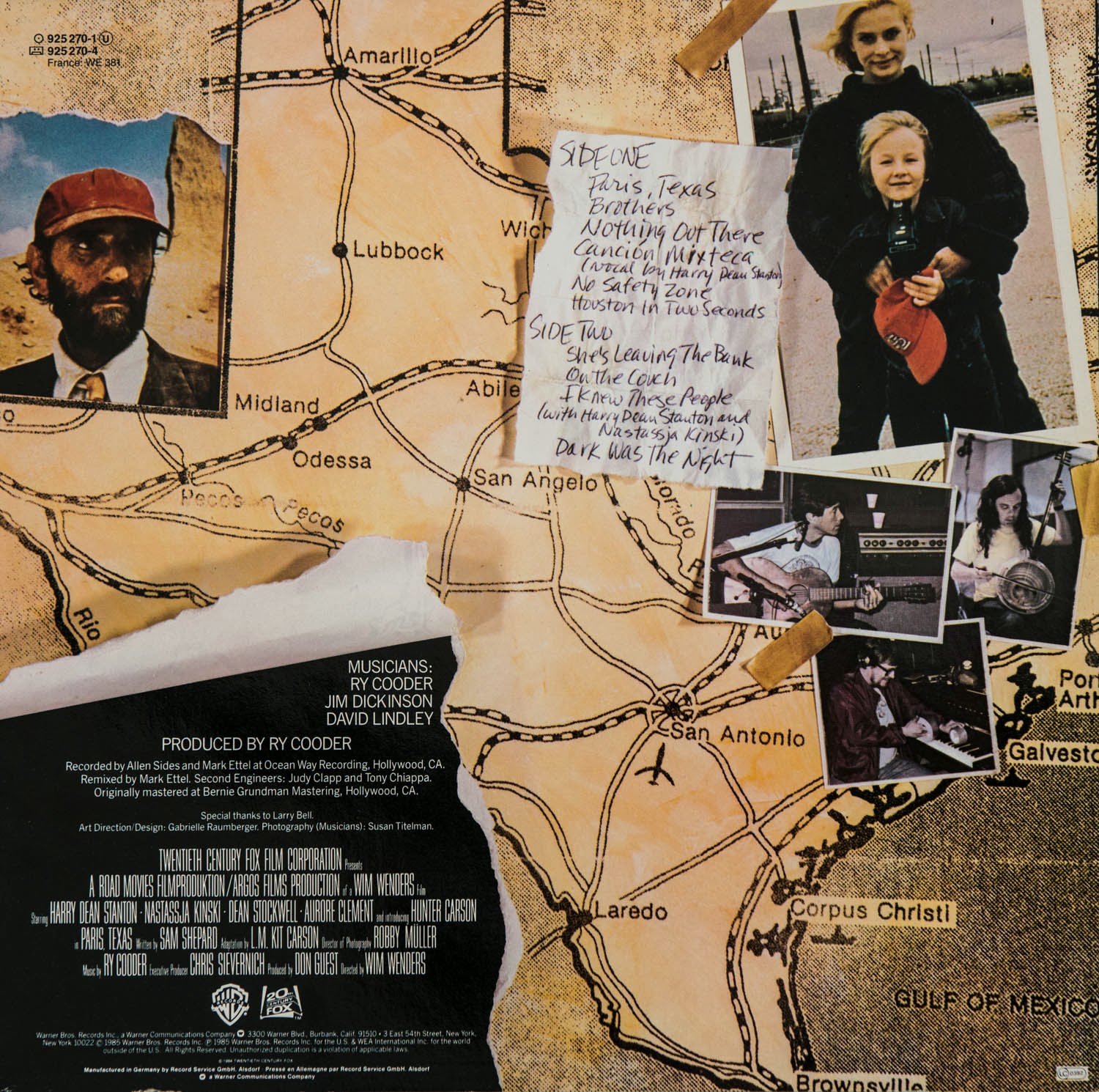 Ry Cooder - Crossroads - Soundtrack - 1985 - Full Album