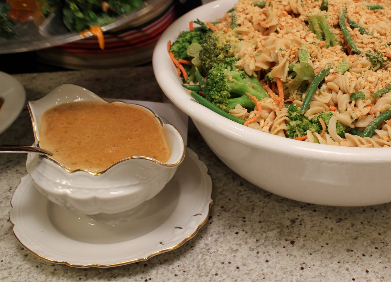 Healthy Girl's Kitchen What a Blast. Chef Aj's Thai Noodle Salad.