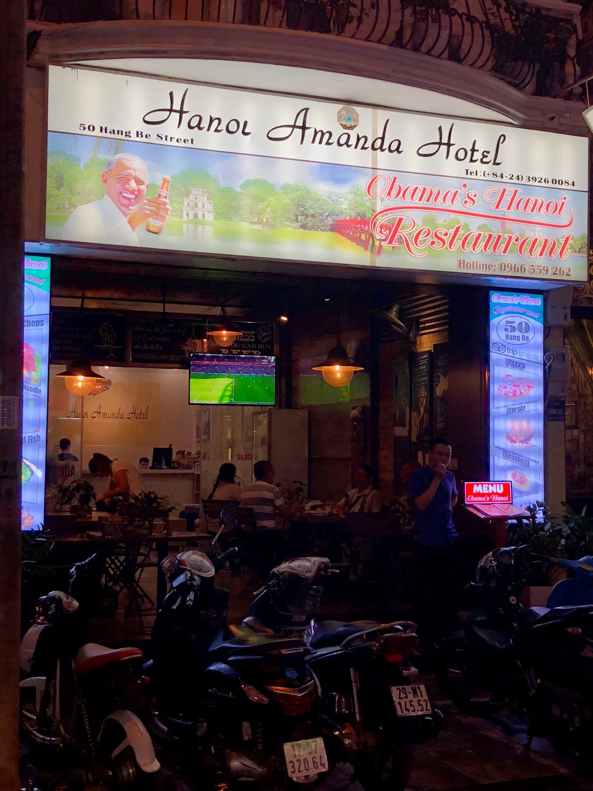 Obama's Hanoi Restaurant