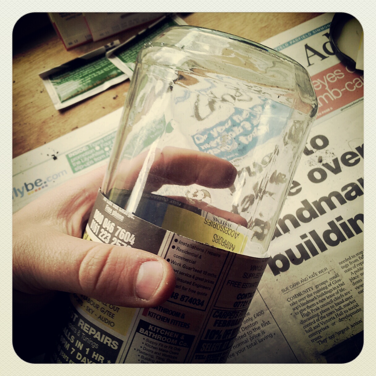 The London Vegetable Garden HOW TO make your own newspaper plant pots!