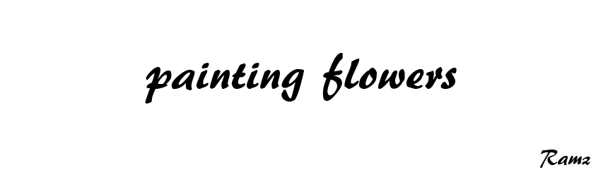 painting flowers