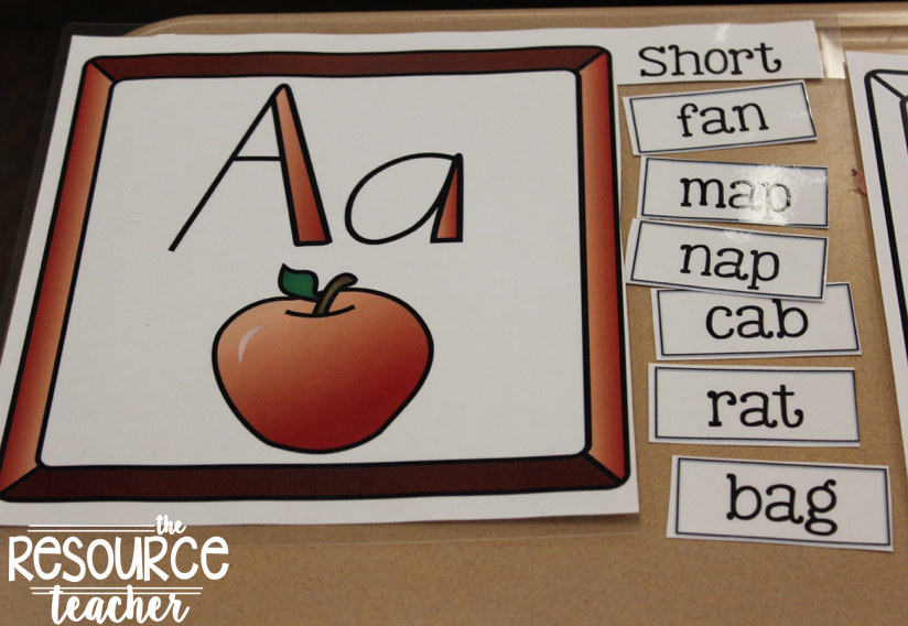 The Resource Teacher Incorporating Language Arts into Independent Centers