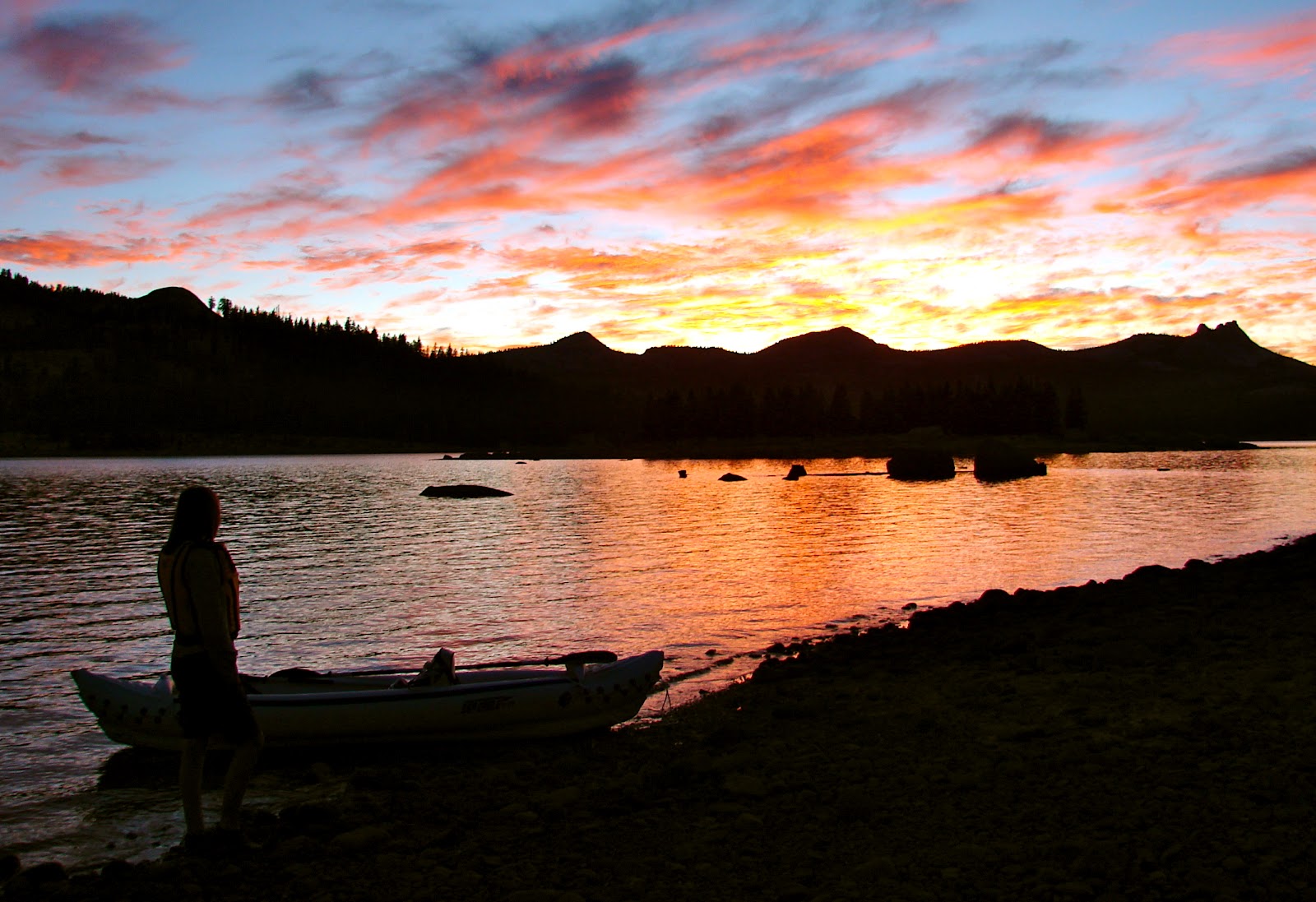 Our Four Wheel Camper Courtright Reservoir, Sierra National Forest